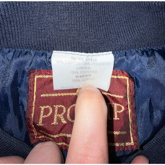 Vintage Proquip Golf Pullover Windbreaker Jacket Mens Small Red Plaid Old Money - Picture 4 of 6